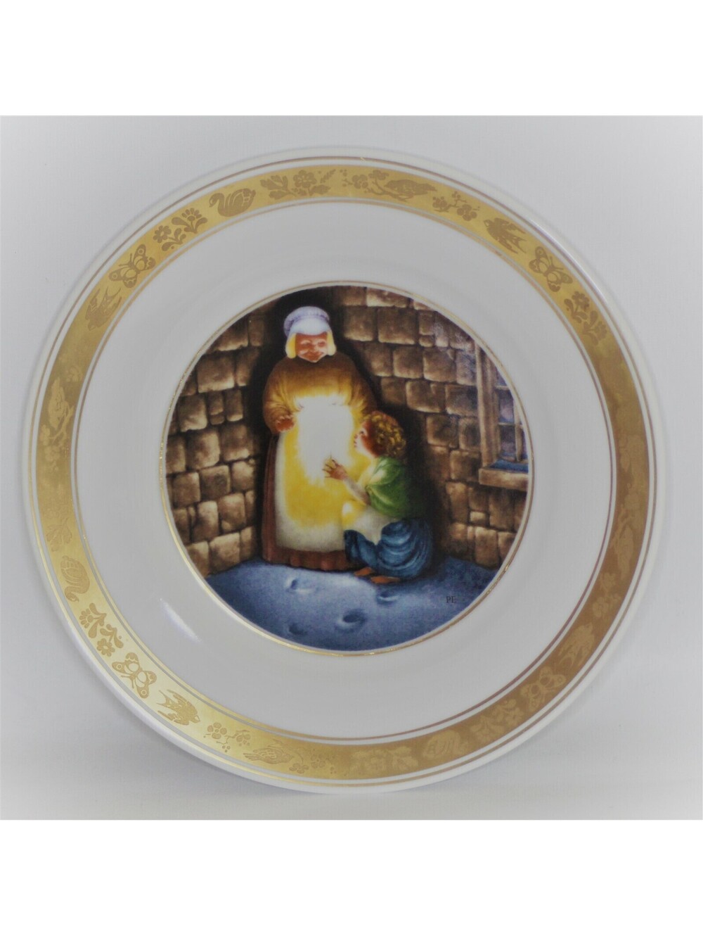 ROYAL COPENHAGEN Little Match Girl Plate*1975 Signed*Hans Christian Andersen